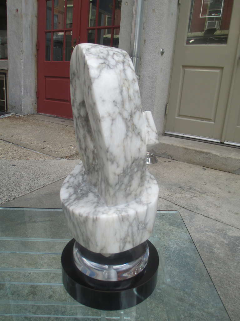Mid-Century Modern Marble Modernist Sculpture