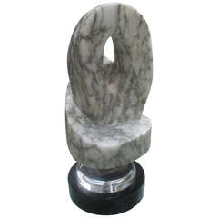 Marble Modernist Sculpture