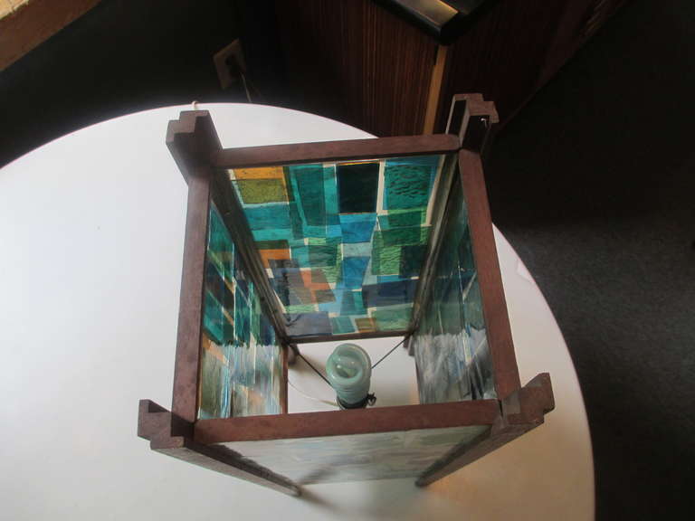 modern stained glass lamps