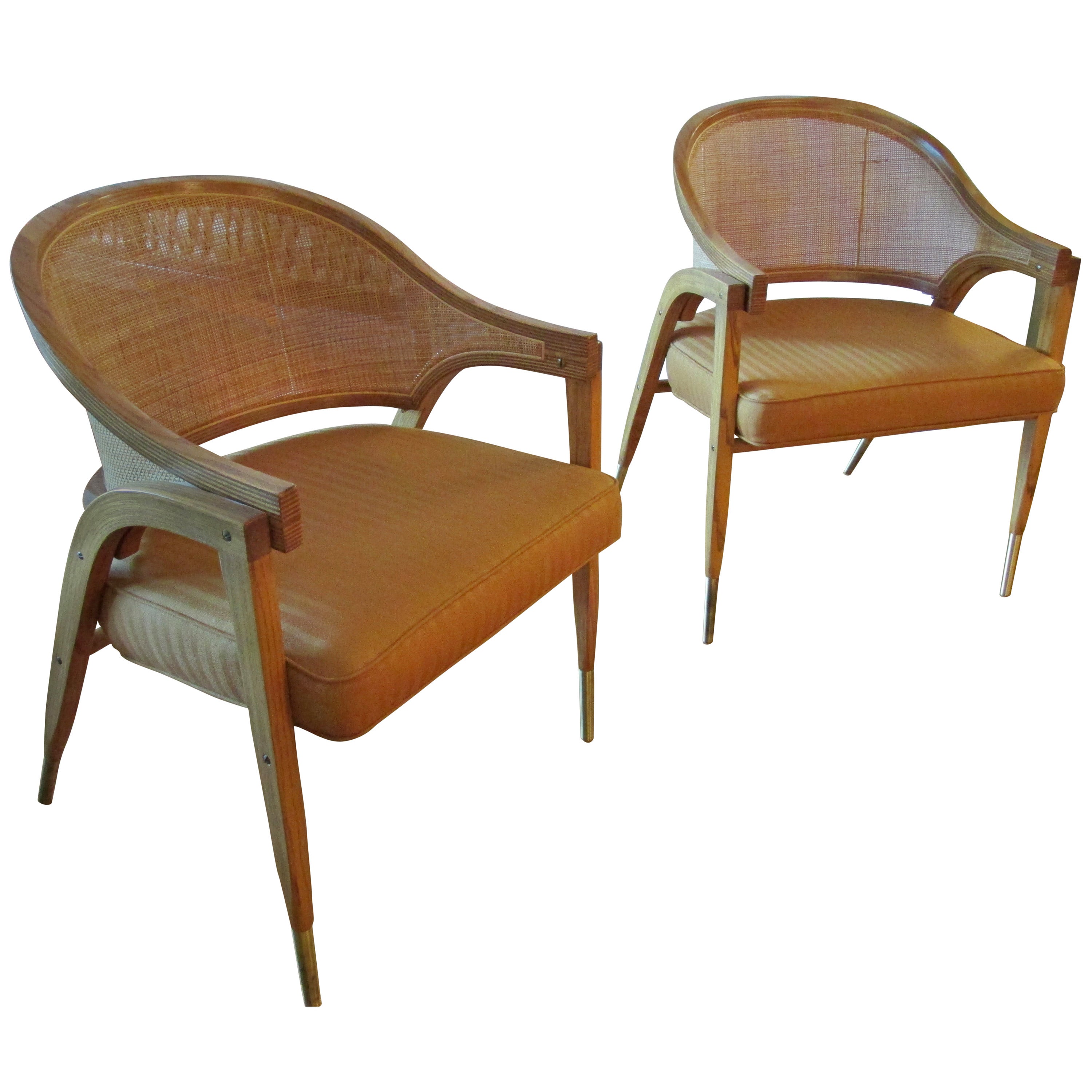 Pair of Armchairs by Edward Wormley for Dunbar