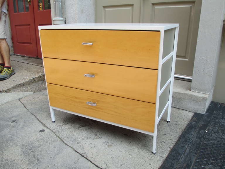 Mid-Century Modern George Nelson Steel Case Dresser by Herman Miller