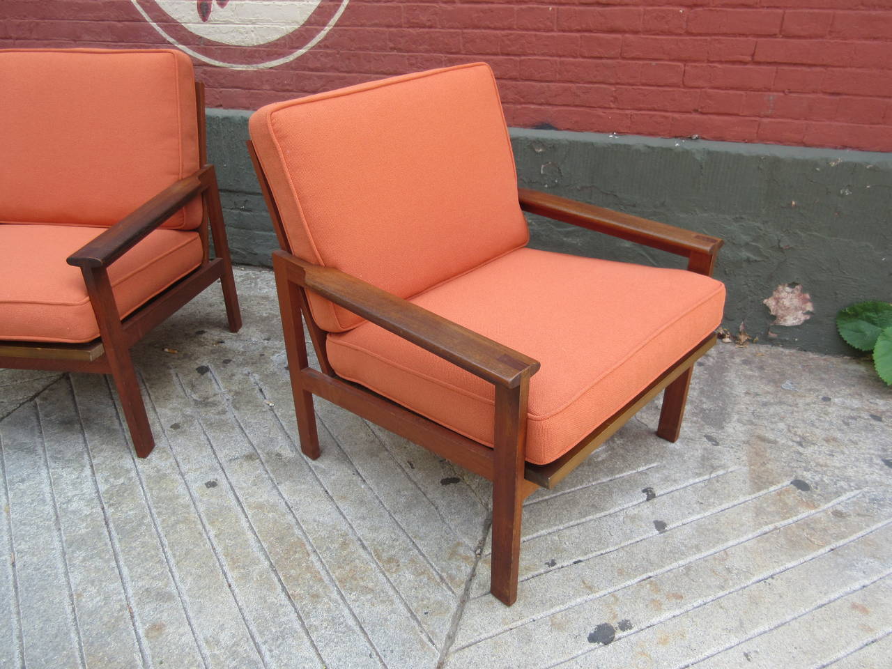 Illum Wikkelsø Open-Arm Chairs Capella Series, circa 1960