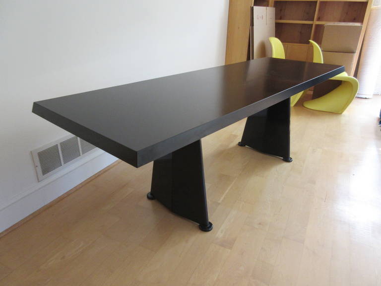 Mid-Century Modern Jean Prouve Trapeze Table for Vitra