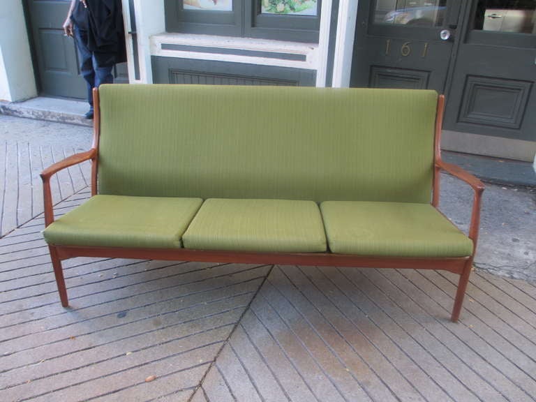 Danish Teak Sofa and Chair 1
