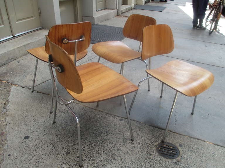 Charles Eames For Evans Set of Four DCM's