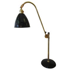 Vintage Louis Baldinger Architectural Drawing Lamp