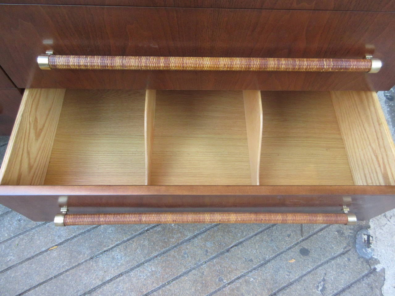 Mid-20th Century T.H. Robsjohn-Gibbings Six-Drawer Chest for Widdicomb