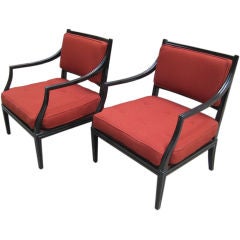 Pair of Edward Wormley for Dunbar Armchairs Pair of Edward Wormley for Dunbar Armchairs