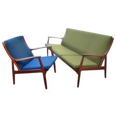 Danish Teak Sofa and Chair