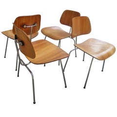 Charles Eames For Evans Set of Four DCM's