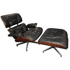 Charles Eames Rosewood 670/71 Lounge Chair and Ottoman for Herman Miller