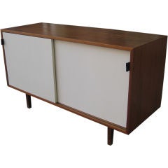Florence Knoll Walnut Credenza for Knoll