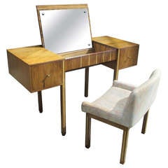 Ladies Rosewood Vanity with bench