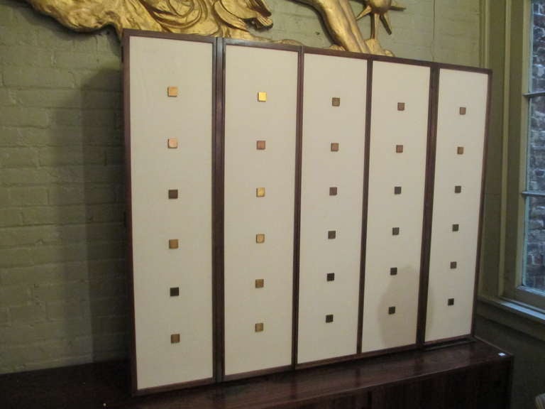 Hanging Bar with Brass Studded Leather doors