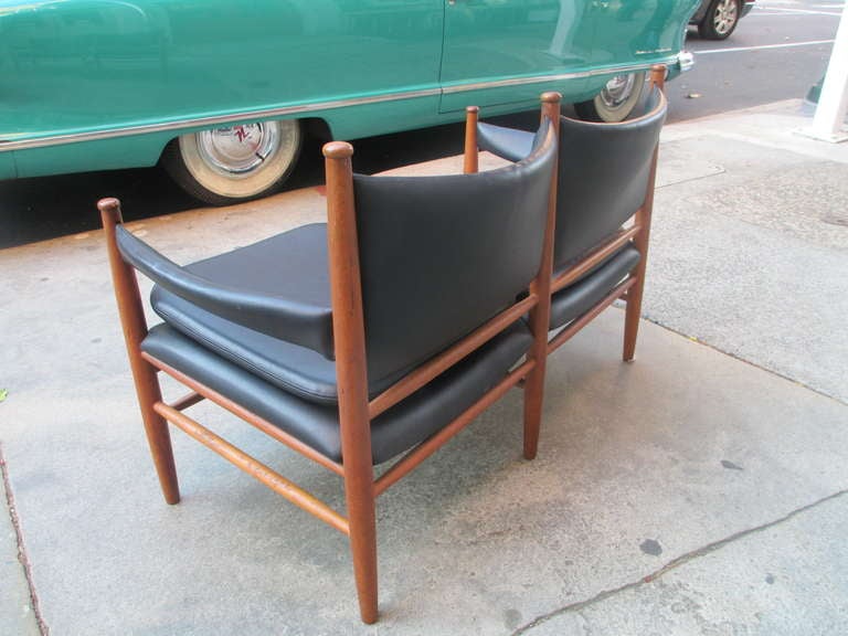 Teak Danish Sette in the Style of Kristian Vedel for Bon Marche In Excellent Condition In Philadelphia, PA