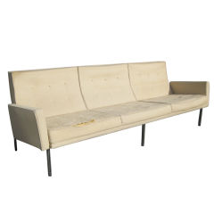 Florence Knoll Double Bar "parallel bar system" sofa