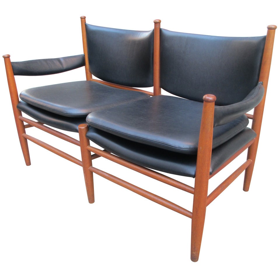 Teak Danish Sette in the Style of Kristian Vedel for Bon Marche