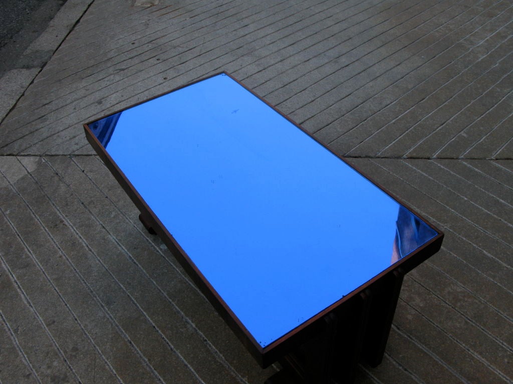 Mid-20th Century Machine Age Cocktail Table with Streamline Design