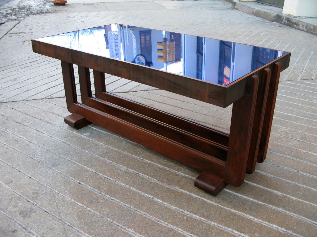 Machine Age Cocktail Table with Streamline Design 2