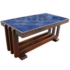 Machine Age Cocktail Table with Streamline Design