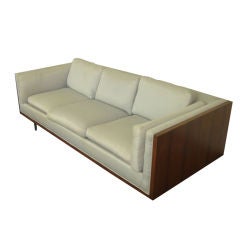 Rosewood Custom Sofa in the style of Milo Baughman