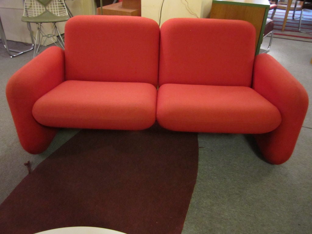Ray Wilkes Chicklet Settee for Herman Miller 3