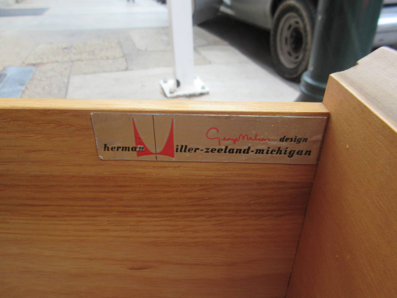 Mid-20th Century George Nelson Drop Front Desk for Herman Miller