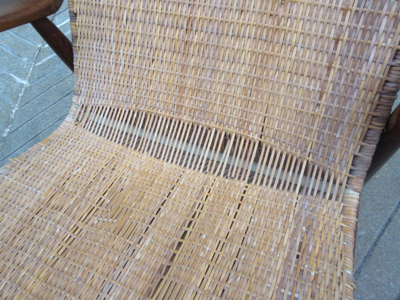 Mid-20th Century Swedish Woven Armchair