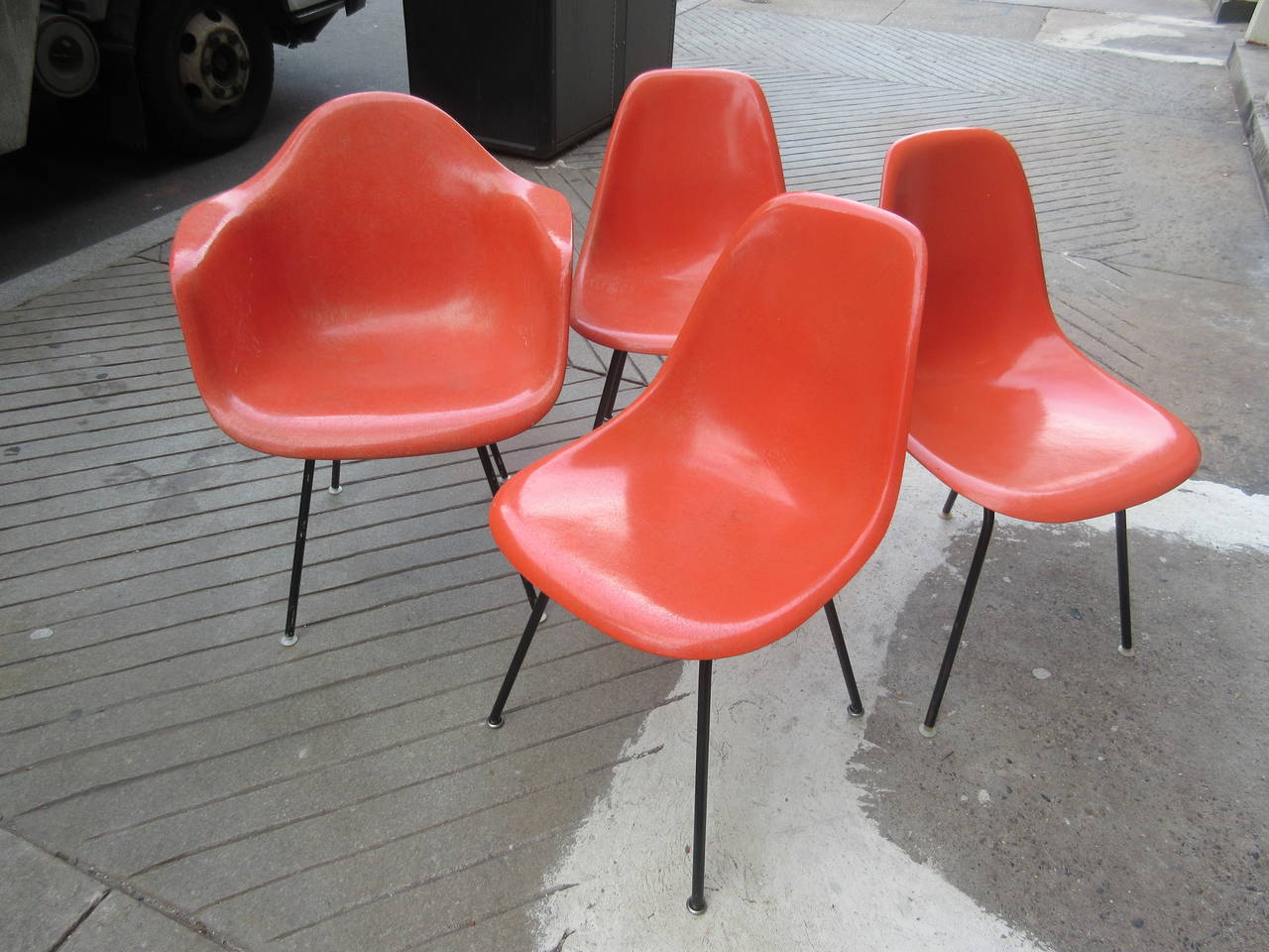 Charles Eames Dining Chairs for Herman Miller