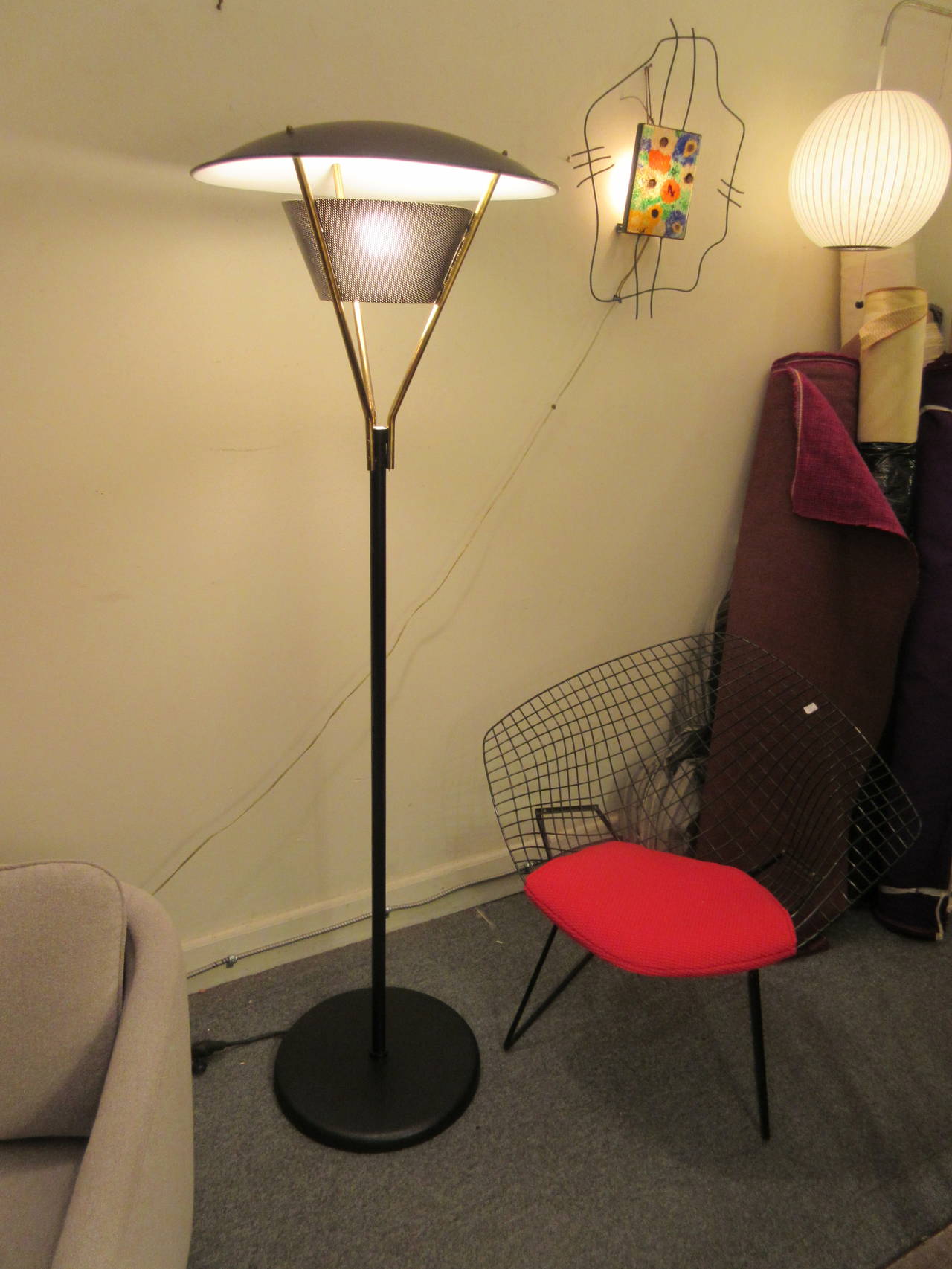 Gerald Thurston Lightolier Outdoor Floor Lamp