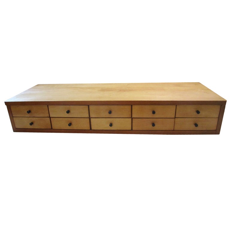 Ten Drawer Jewelry Chest by Paul Mc Cobb for Winchendon