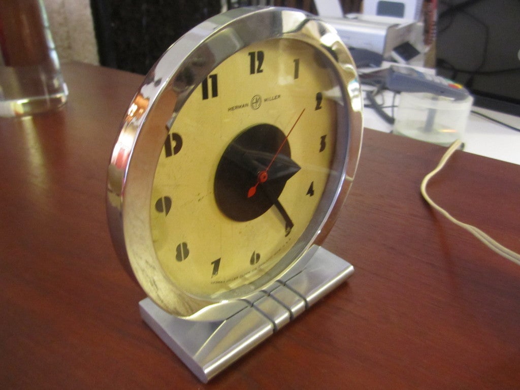 Mid-20th Century Gilbert Rohde for Herman Miller  Alarm Clock