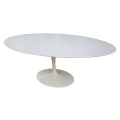 Used Eero Saarinen Oval Dining Table for Knoll