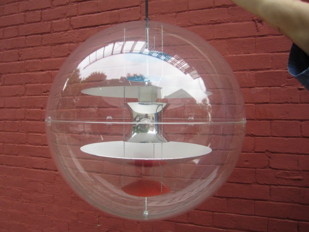 Painted Verner Panton VP Globe 1975