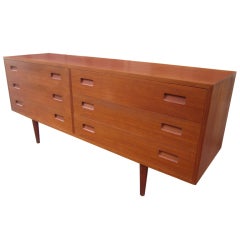 6-drawer Danish Teak Dresser