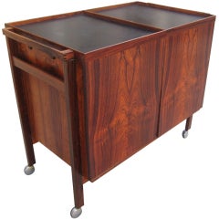 Rosewood Bar by Neils Erick and Glasdam Jensen for Mobelindustri