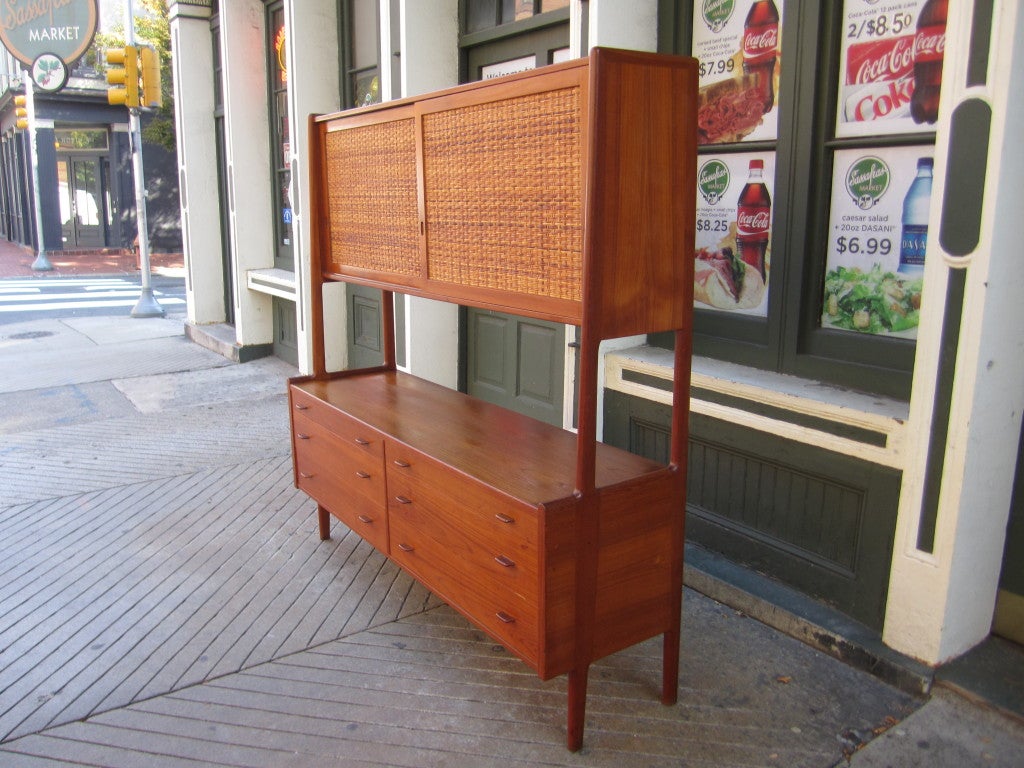 Mid-20th Century Hans Wegner Teak Hutch/Buffet