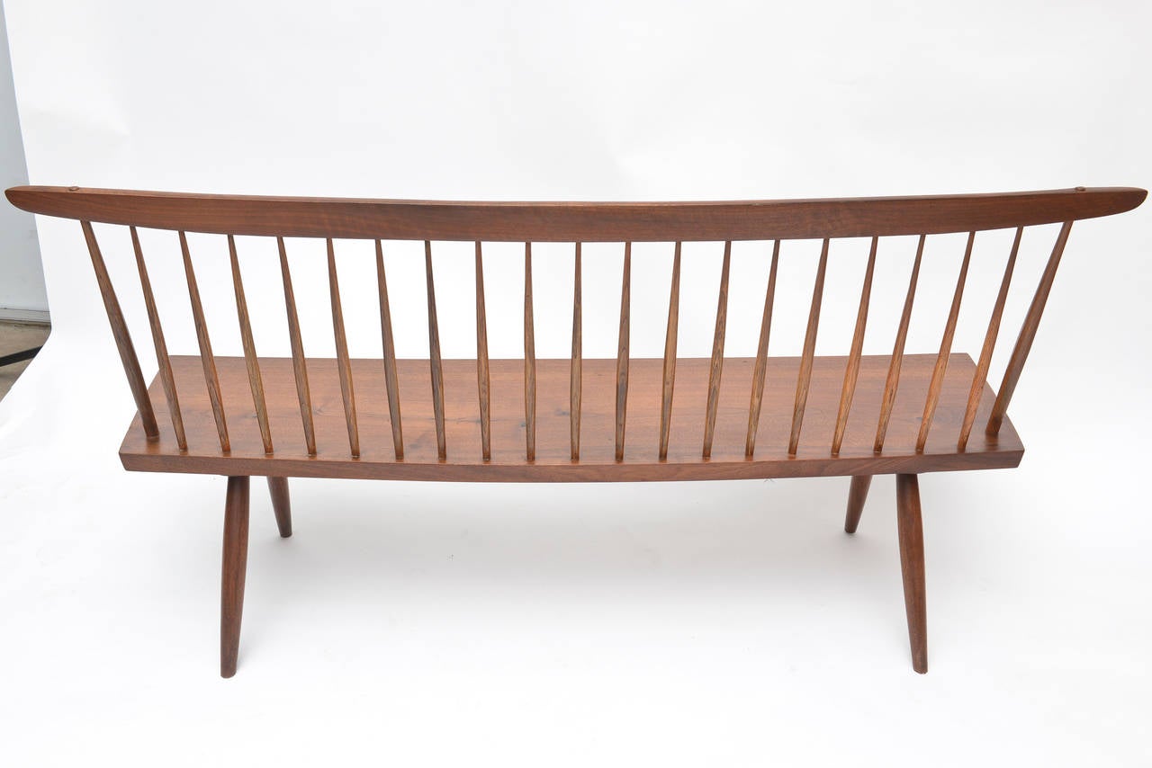Nakashima Walnut Bench at 1stDibs nakashima bench