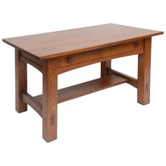 Antique Limbert Library Table