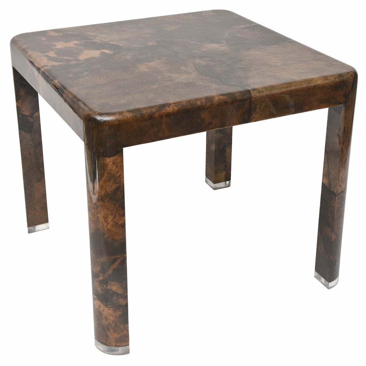 Karl Springer Goatskin Game Table