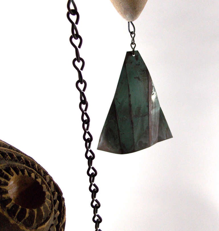 Late 20th Century Huge Paolo Soleri Wind Chime / Sculpture