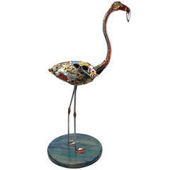 Leo Sewell Flamingo Sculpture