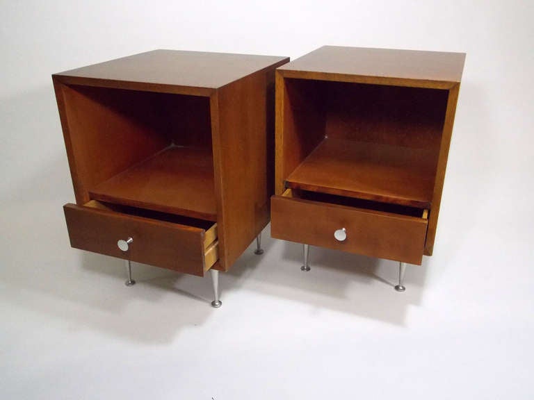 American George Nelson Bedside Tables/Nightstands