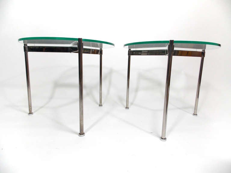 Ward Bennett Tri-Claw Side Tables In Good Condition In West Palm Beach, FL
