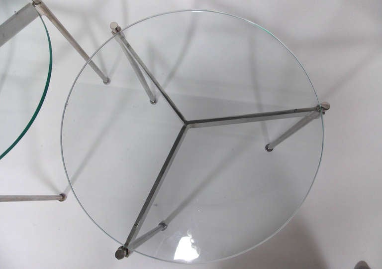 Late 20th Century Ward Bennett Tri-Claw Side Tables