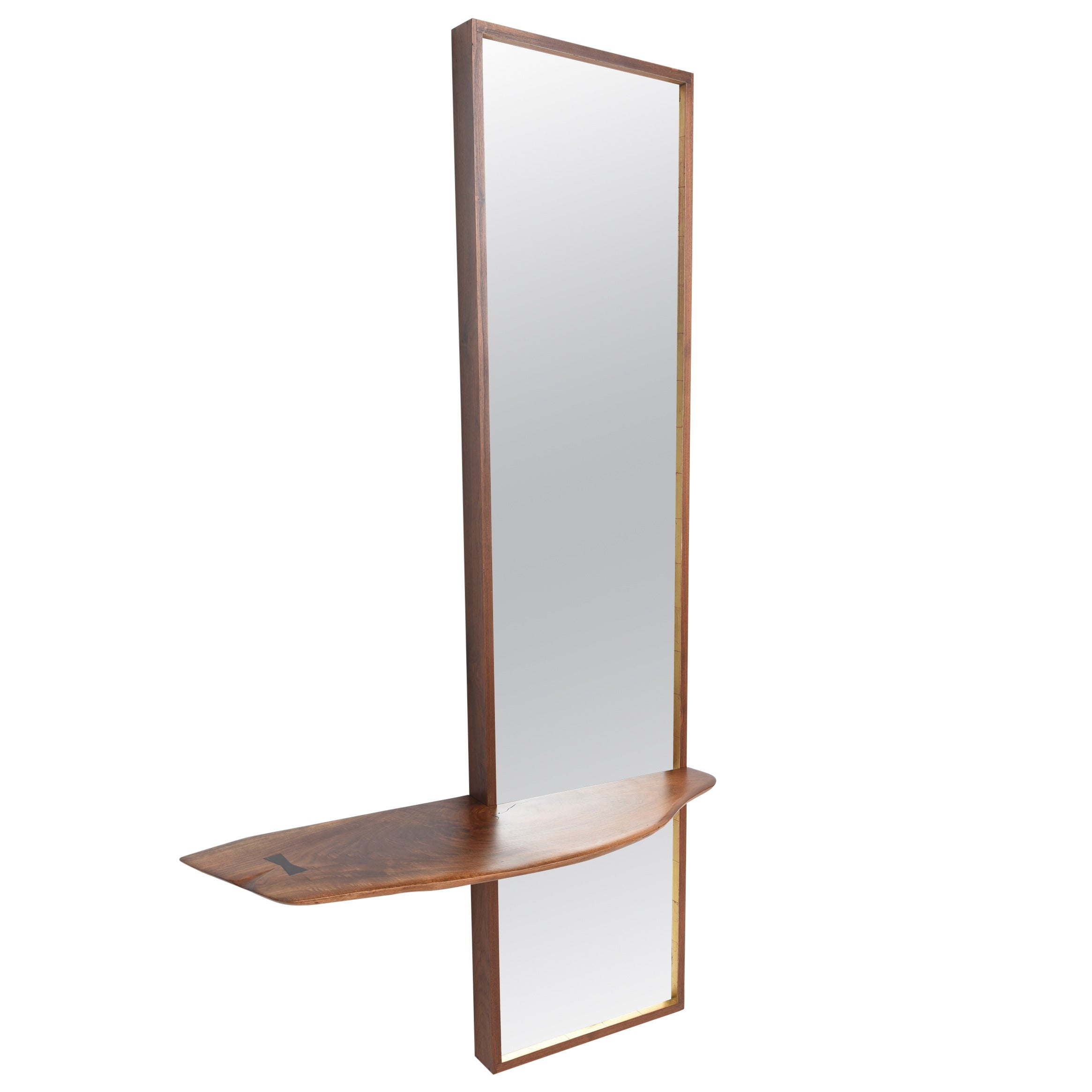 Rare Phillip Lloyd Powell Shelf and Wall Mirror