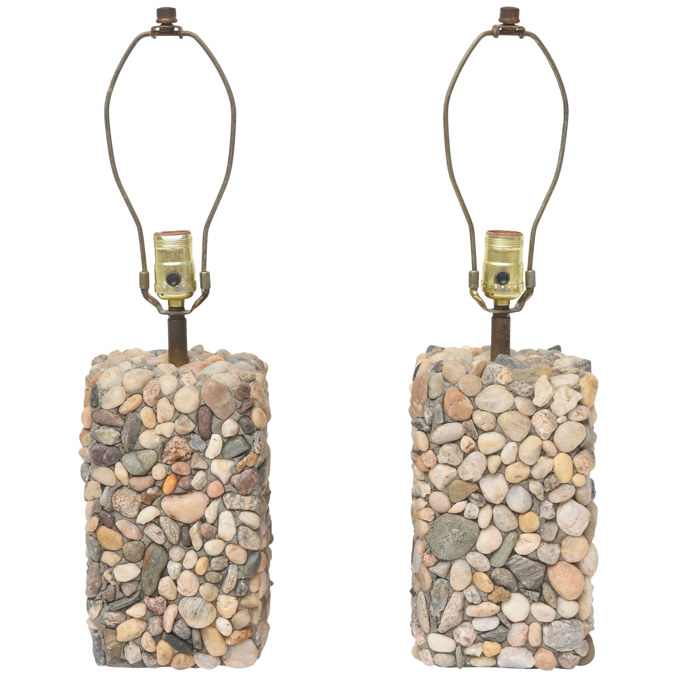 River Rock Table Lamps For Sale
