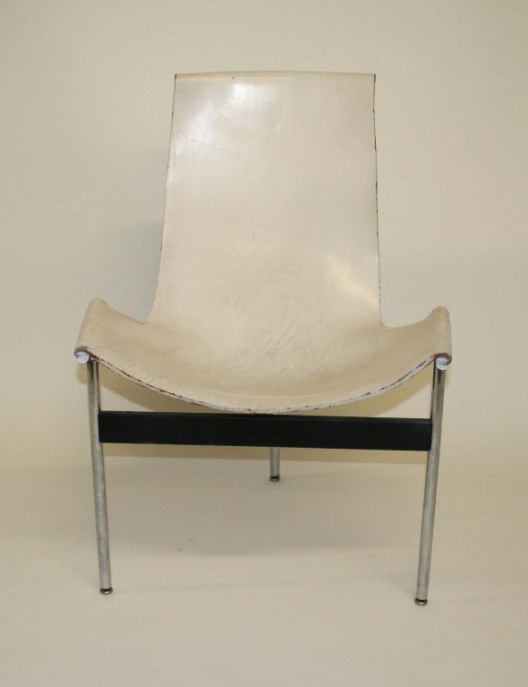 Set of four T-Chairs designed by Katavalos, Littel and Kelly.<br />
Laverne International
