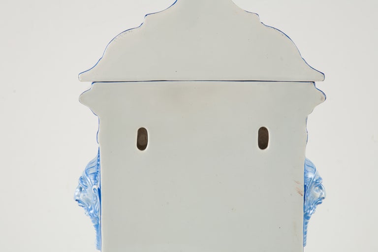 French Antique Gien Faience Wall Lavabo 2
