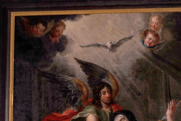 18th Century and Earlier 17th Century Oil Painting 